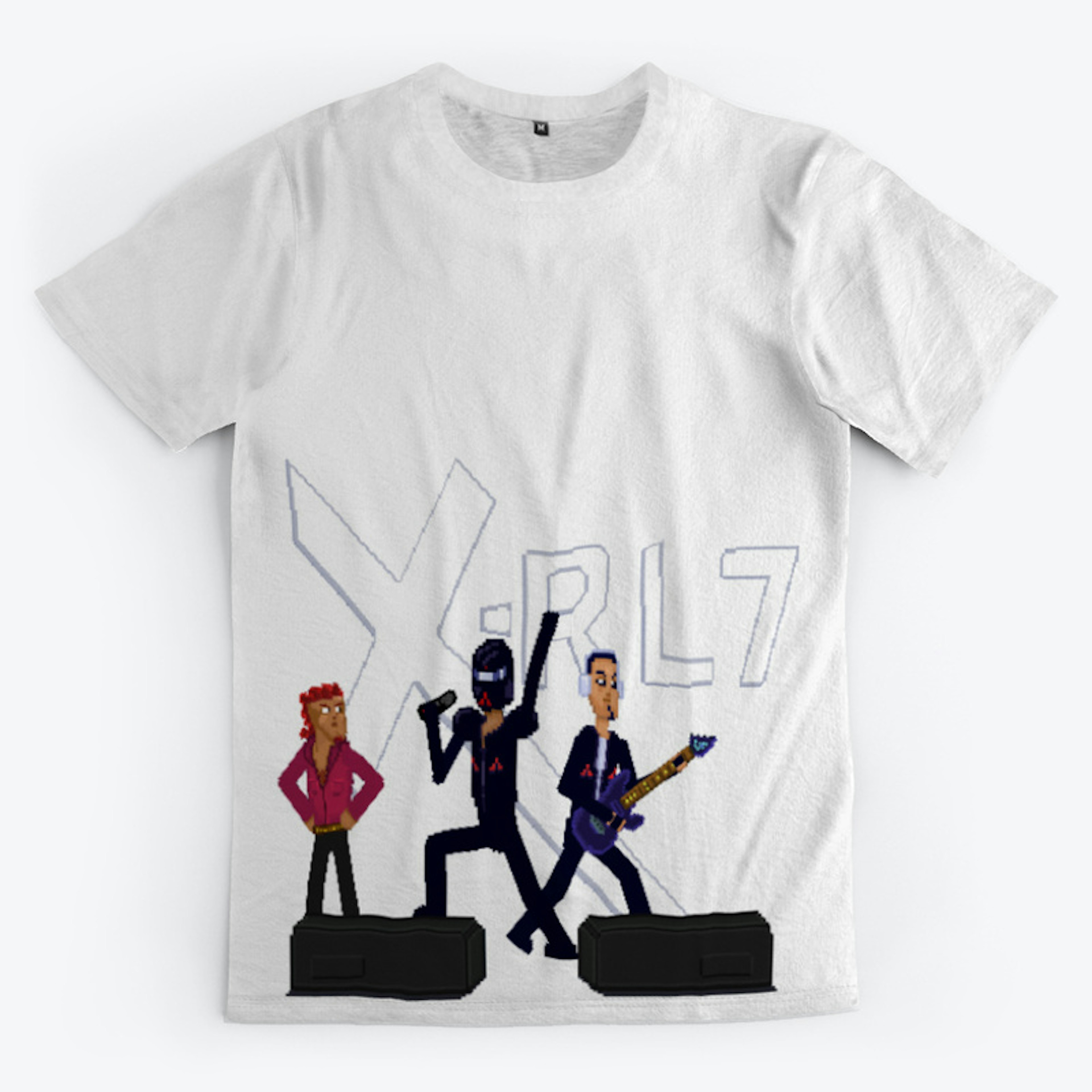 X-RL7 Band All-Over Print T-Shirt